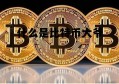 比特币什么意思大白话 什么是比特币大爷